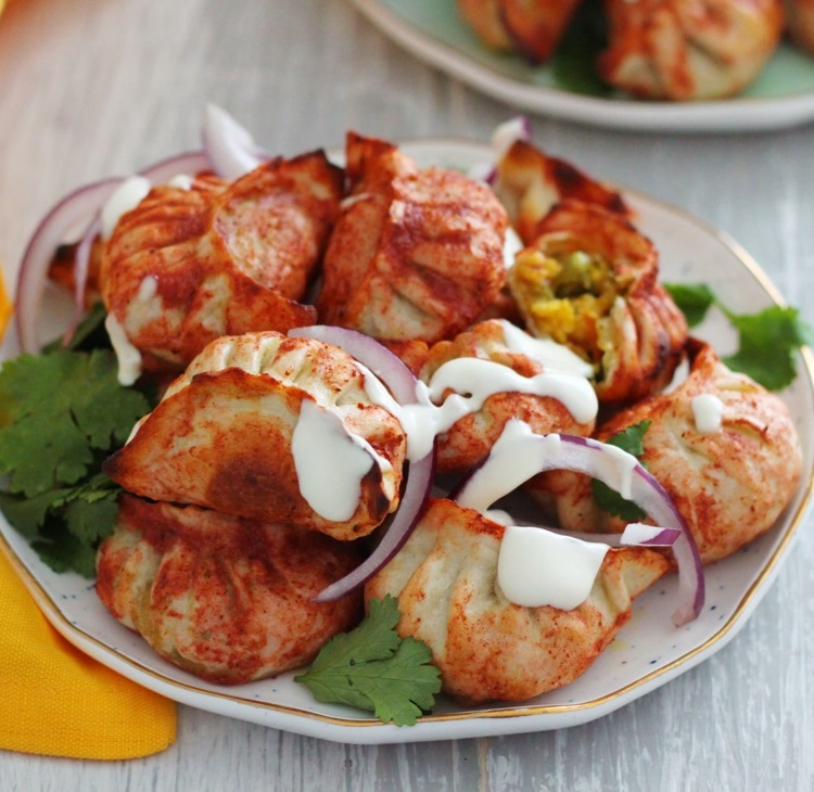 Tandoori Paneer Momos Half